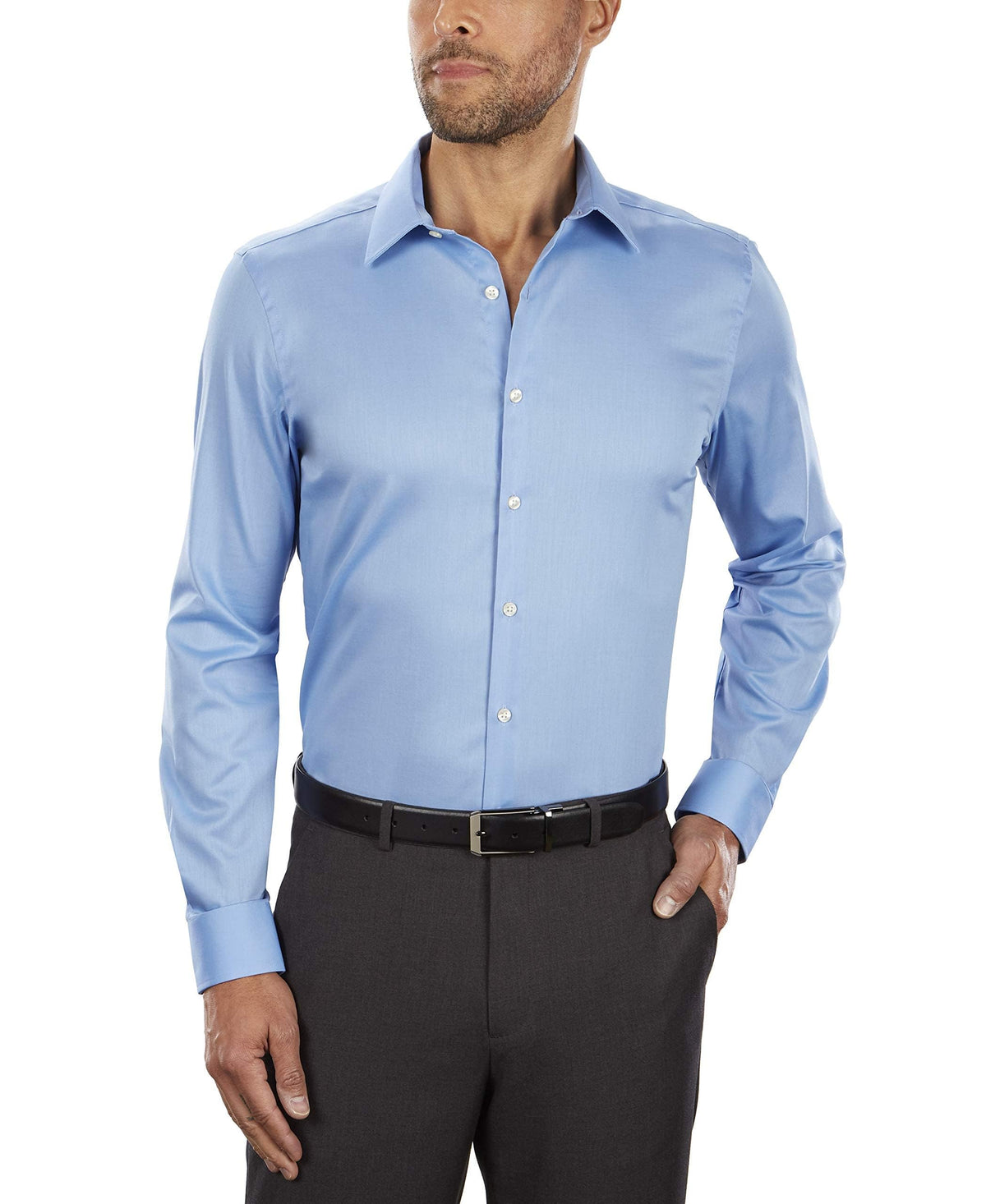 Van Heusen Men's Flex Collar Slim Fit Stretch Dress Shirt