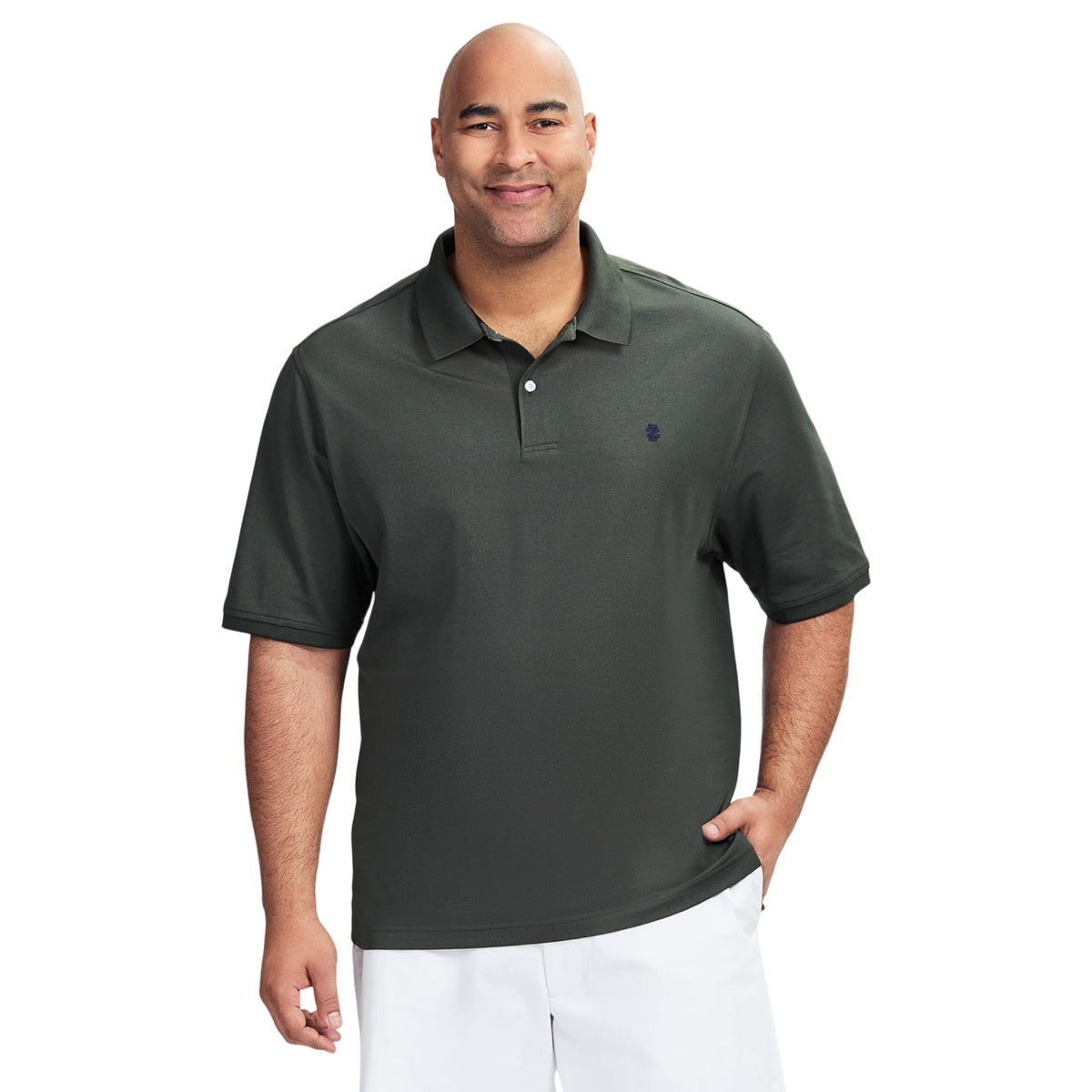 Izod Men's Big and Tall Advantage Performance Short Sleeve Polo Shirt