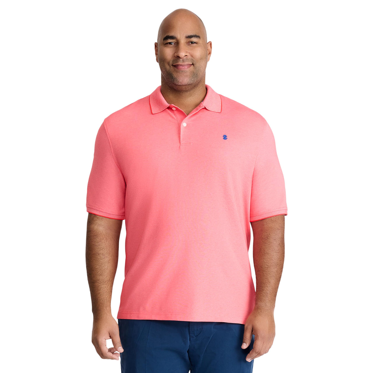 Izod Men's Big and Tall Advantage Performance Short Sleeve Polo Shirt