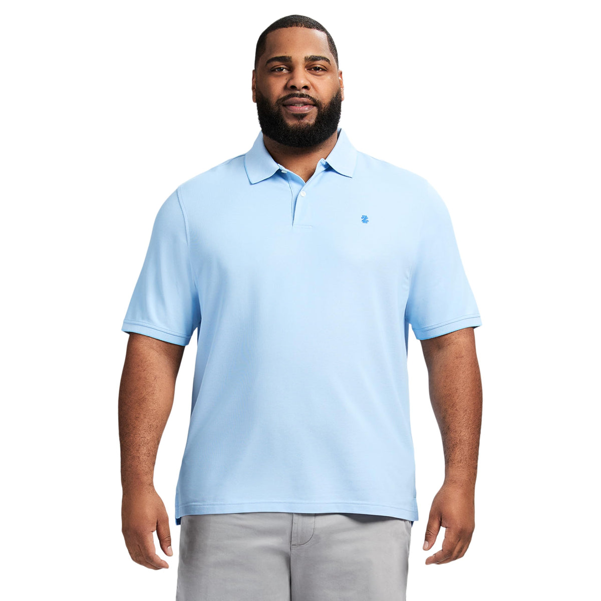 Izod Men's Big and Tall Advantage Performance Short Sleeve Polo Shirt