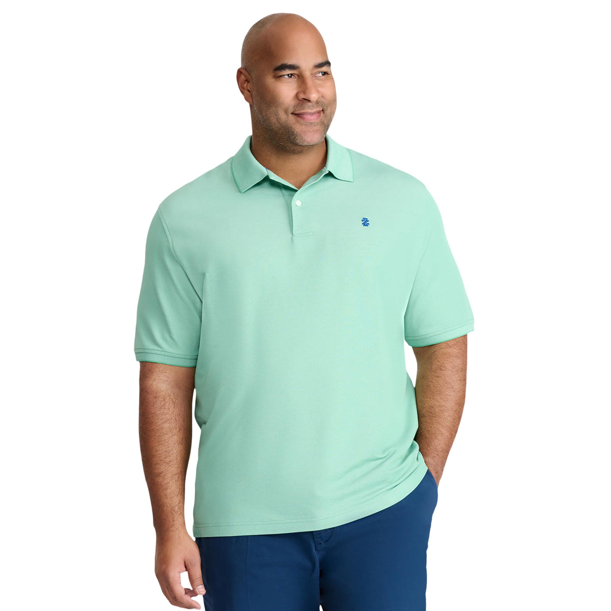 Izod Men's Big and Tall Advantage Performance Short Sleeve Polo Shirt