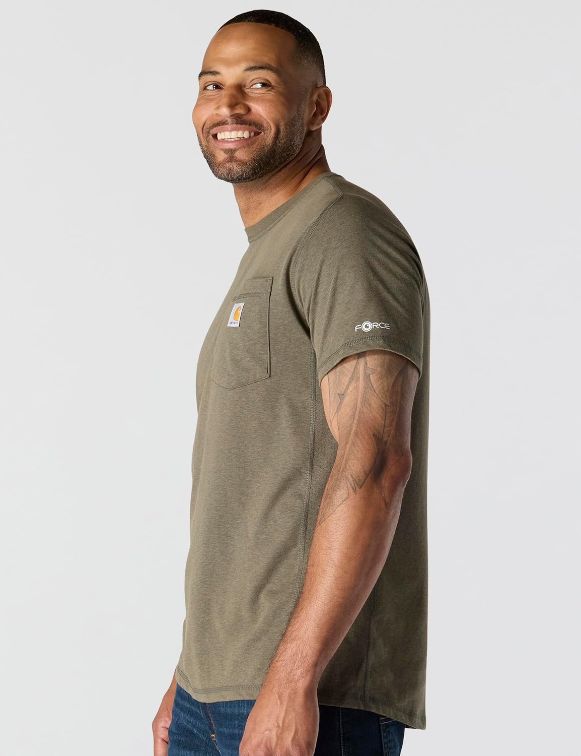Carhartt Men's Force Relaxed Fit Midweight Short-Sleeve Pocket T-Shirt