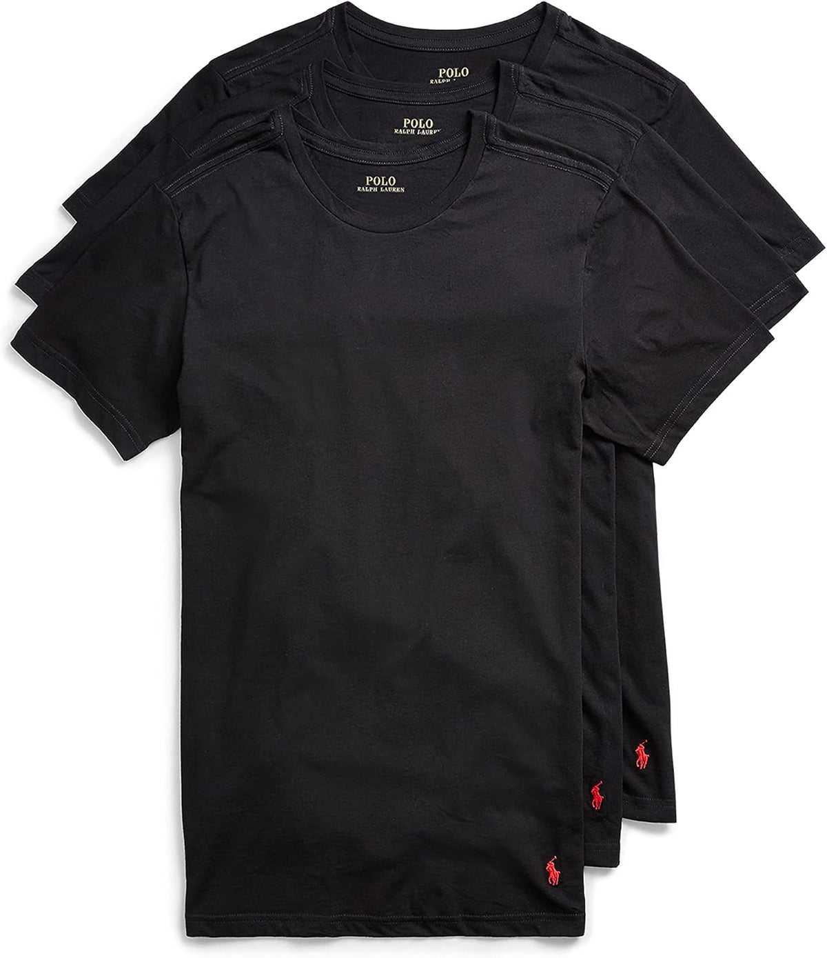 Polo Ralph Lauren Underwear Men's Slim Fit Cotton Crew Tee 3 Pack