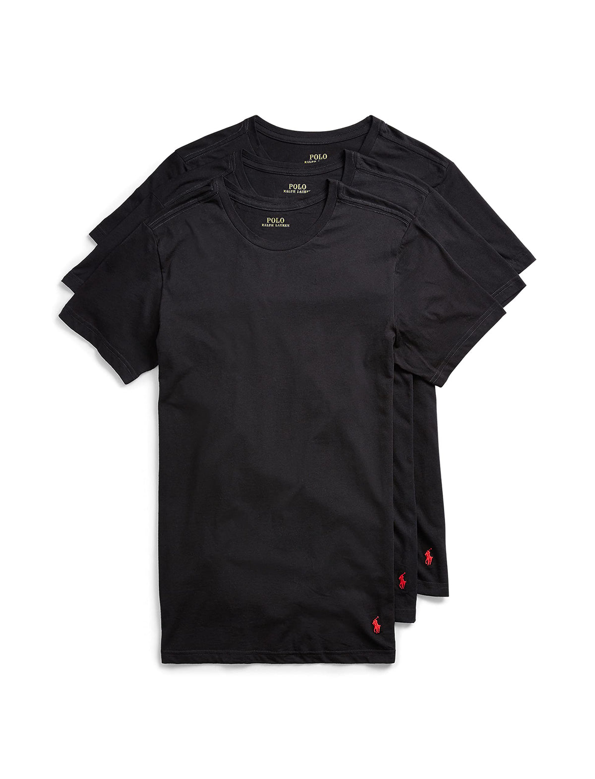 Polo Ralph Lauren Underwear Men's Slim Fit Cotton Crew Tee 3 Pack