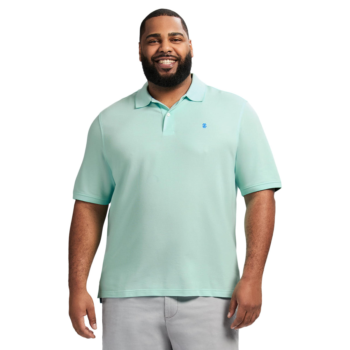 Izod Men's Big and Tall Advantage Performance Short Sleeve Polo Shirt