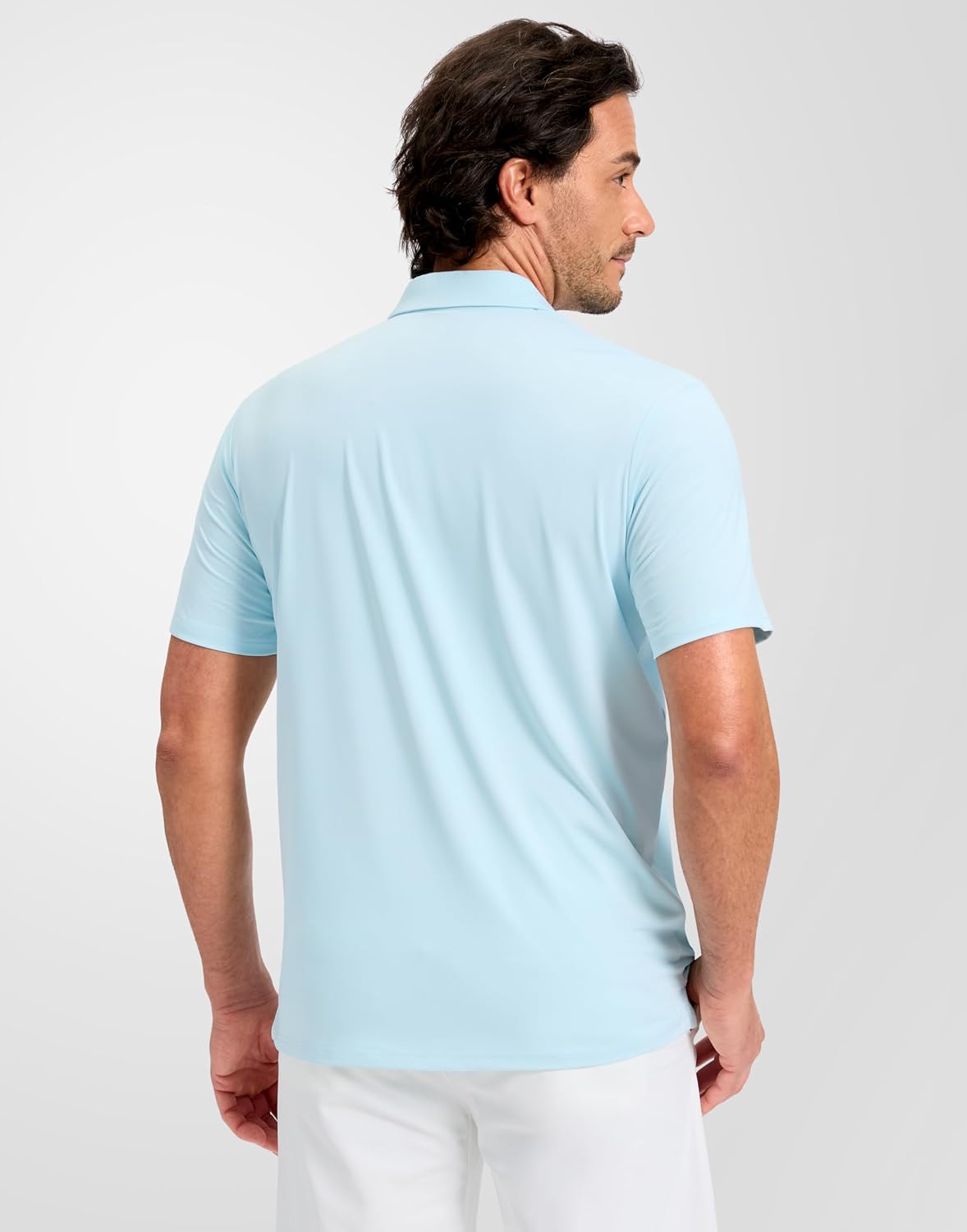 Obla Mens Golf Shirt Short Sleeve Dry Fit Collared Polo Shirts