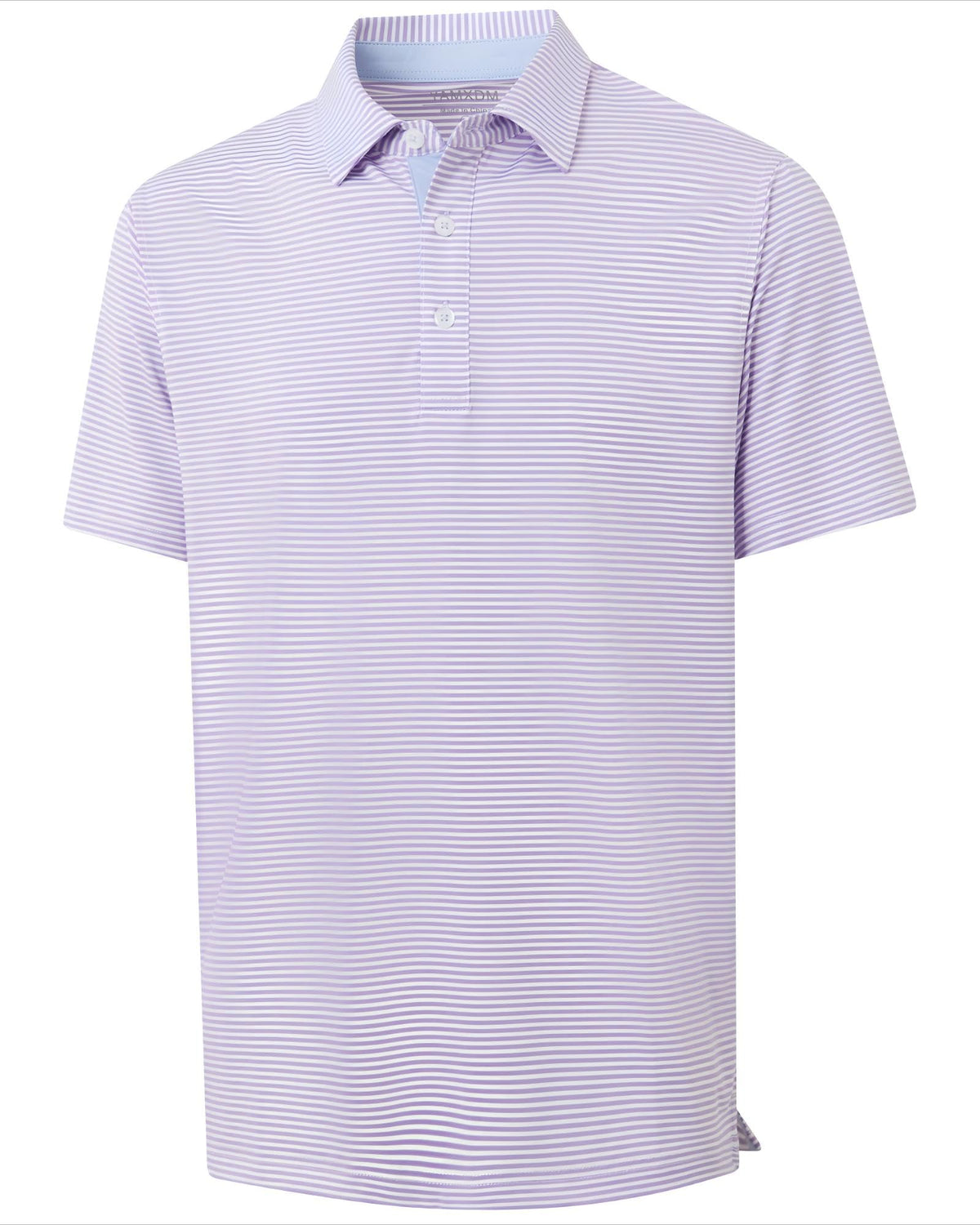 Golf Shirts for Men - Dry Fit Moisture Wicking Short Sleeve Performance Sport Casual Striped Collared Mens Polo Shirt
