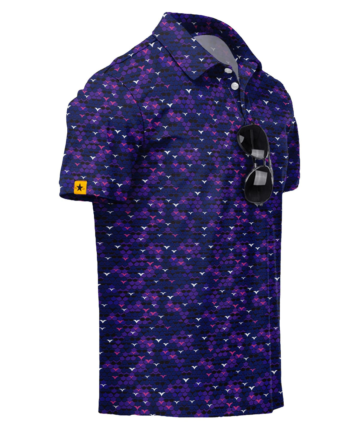 ZITY Mens Golf Polo Shirts Short Sleeve UPF 50+ Moisture Wicking Tshirt