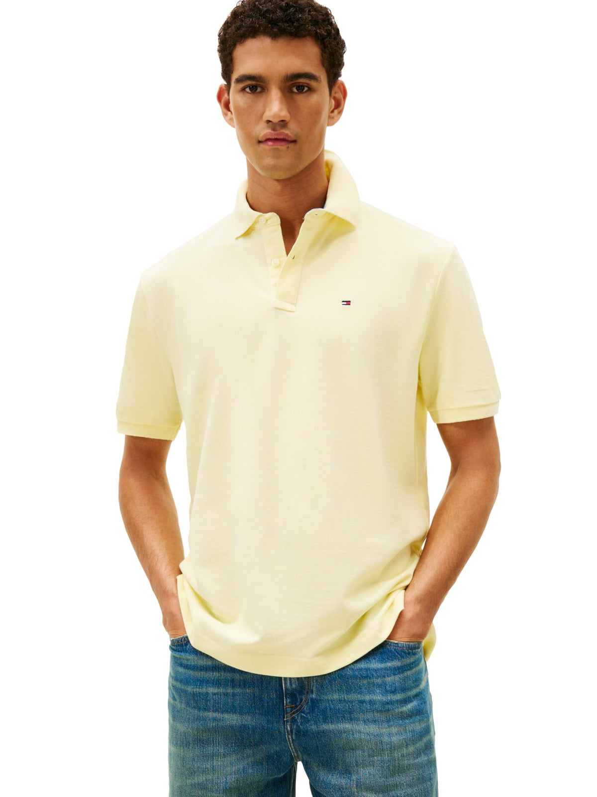 Tommy Hilfiger Men's Short Sleeve Cotton Pique Polo Shirt in Classic Fit