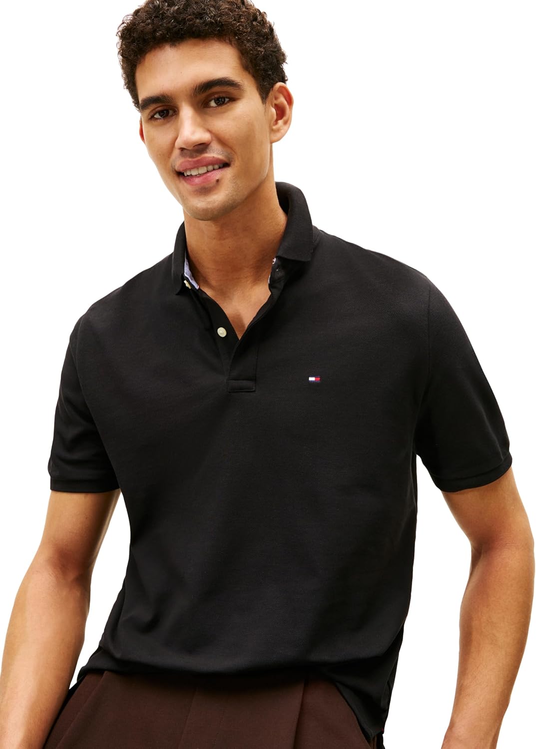 Tommy Hilfiger Men's Short Sleeve Cotton Pique Polo Shirt in Classic Fit