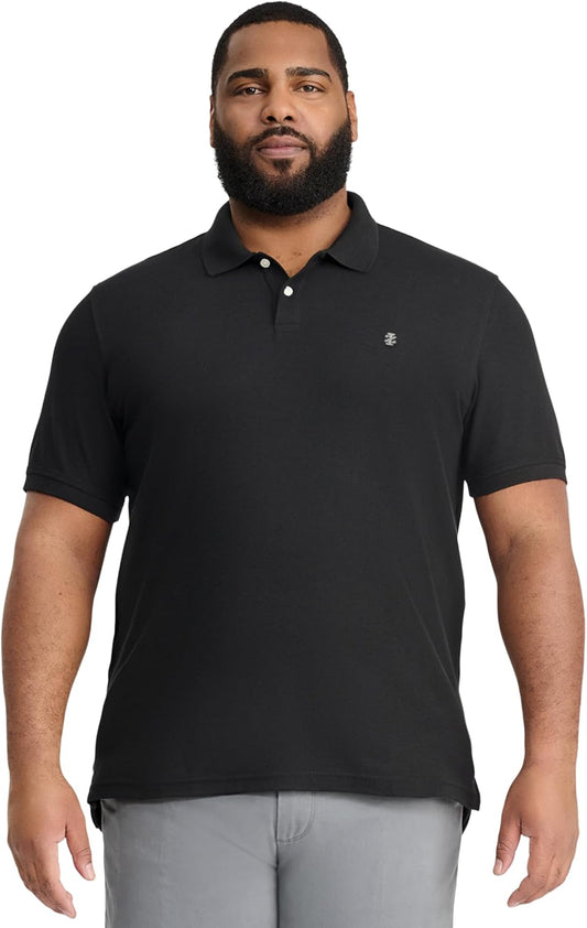 Izod Men's Big and Tall Advantage Performance Short Sleeve Polo Shirt