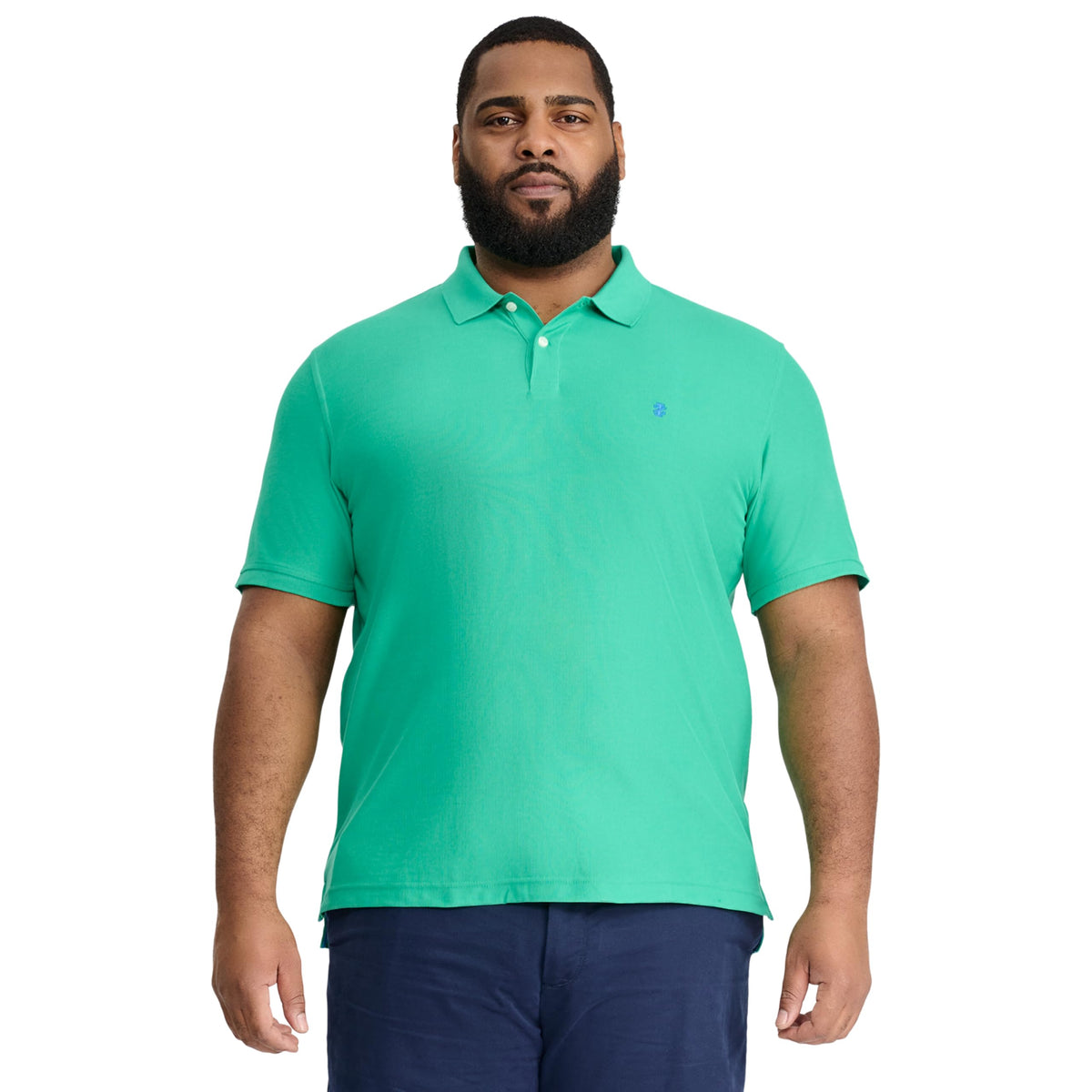 Izod Men's Big and Tall Advantage Performance Short Sleeve Polo Shirt