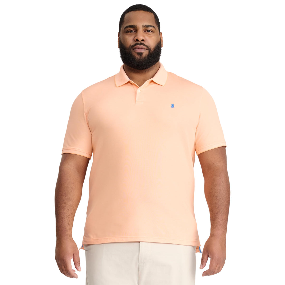 Izod Men's Big and Tall Advantage Performance Short Sleeve Polo Shirt