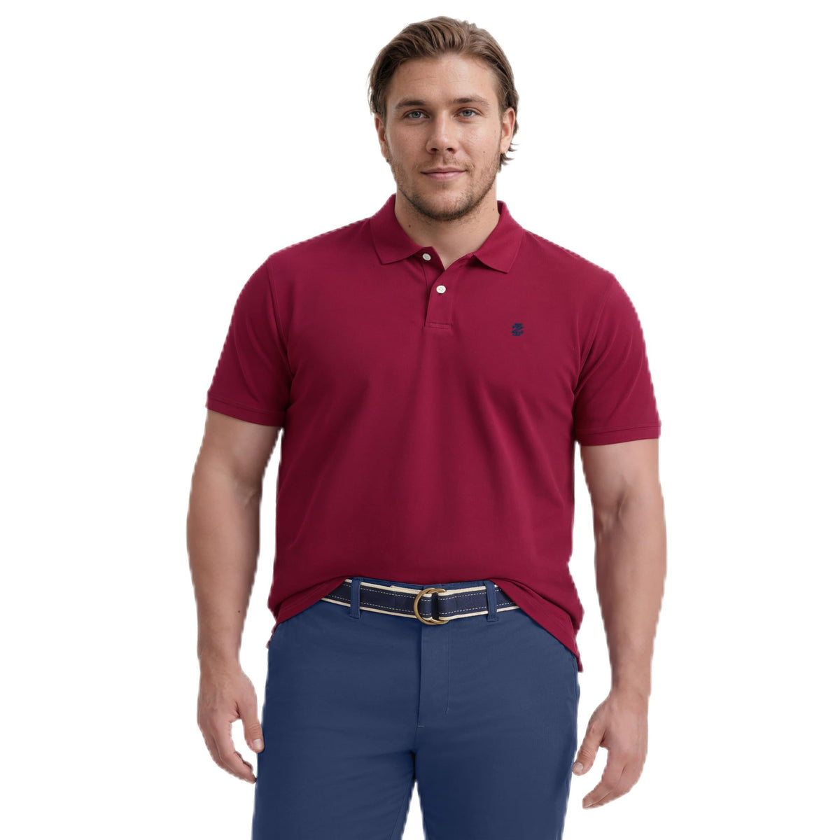 Izod Men's Big and Tall Advantage Performance Short Sleeve Polo Shirt