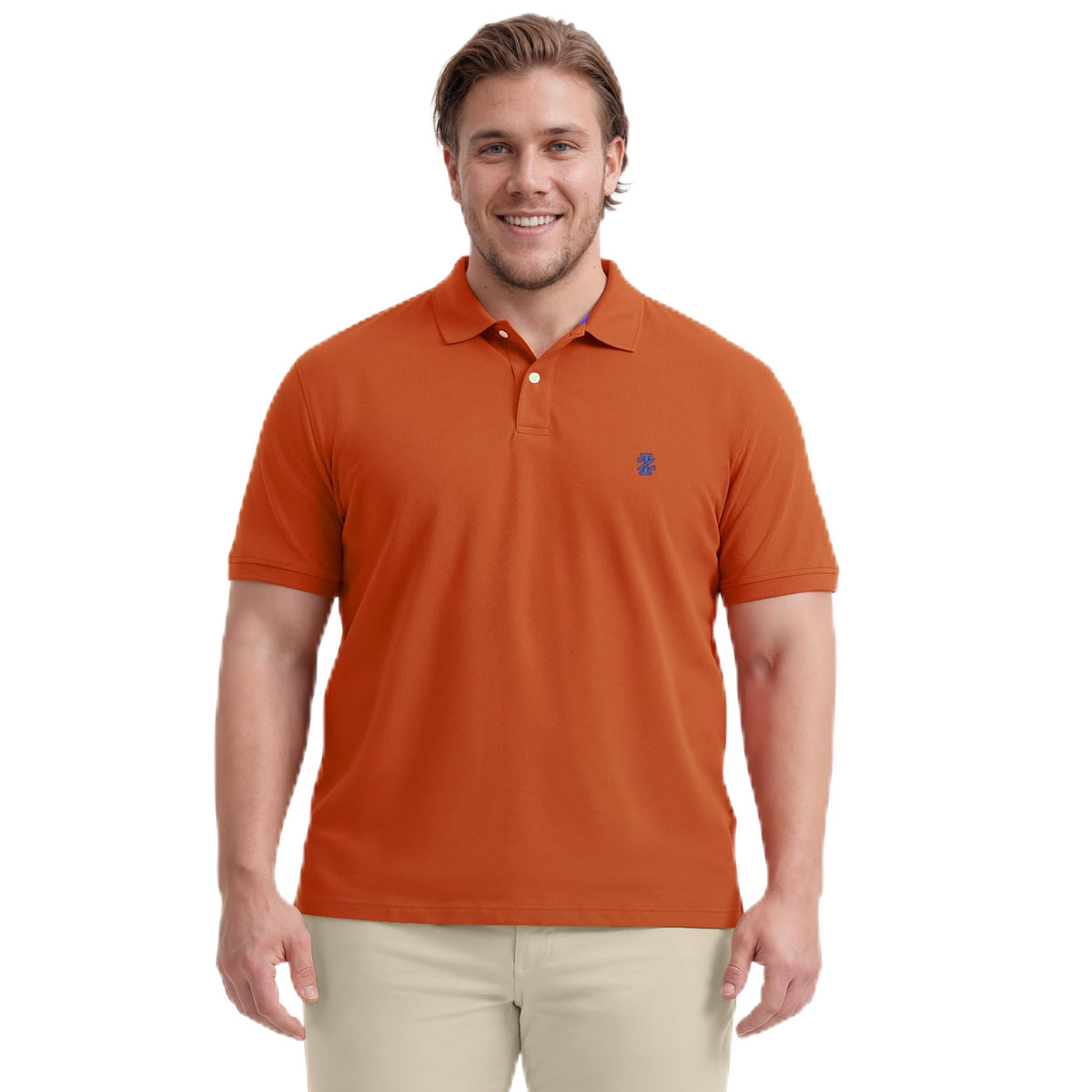 Izod Men's Big and Tall Advantage Performance Short Sleeve Polo Shirt