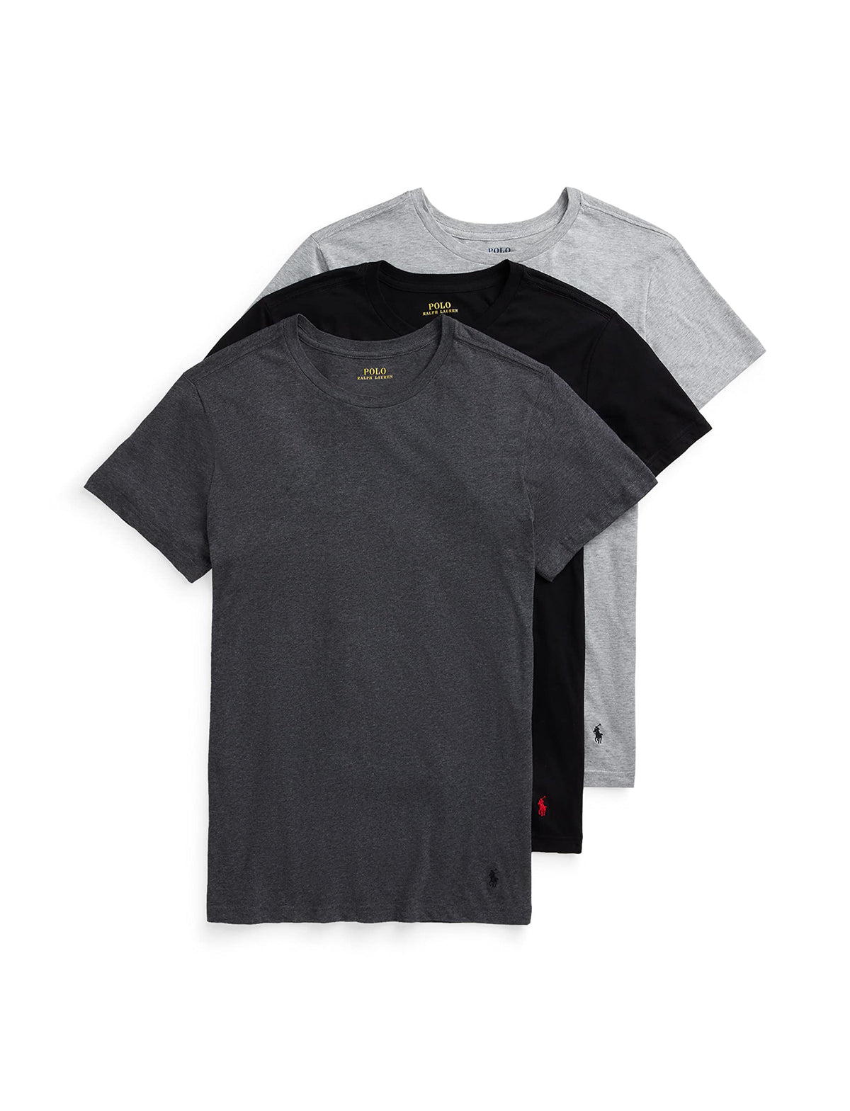 Polo Ralph Lauren Underwear Men's Slim Fit Cotton Crew Tee 3 Pack