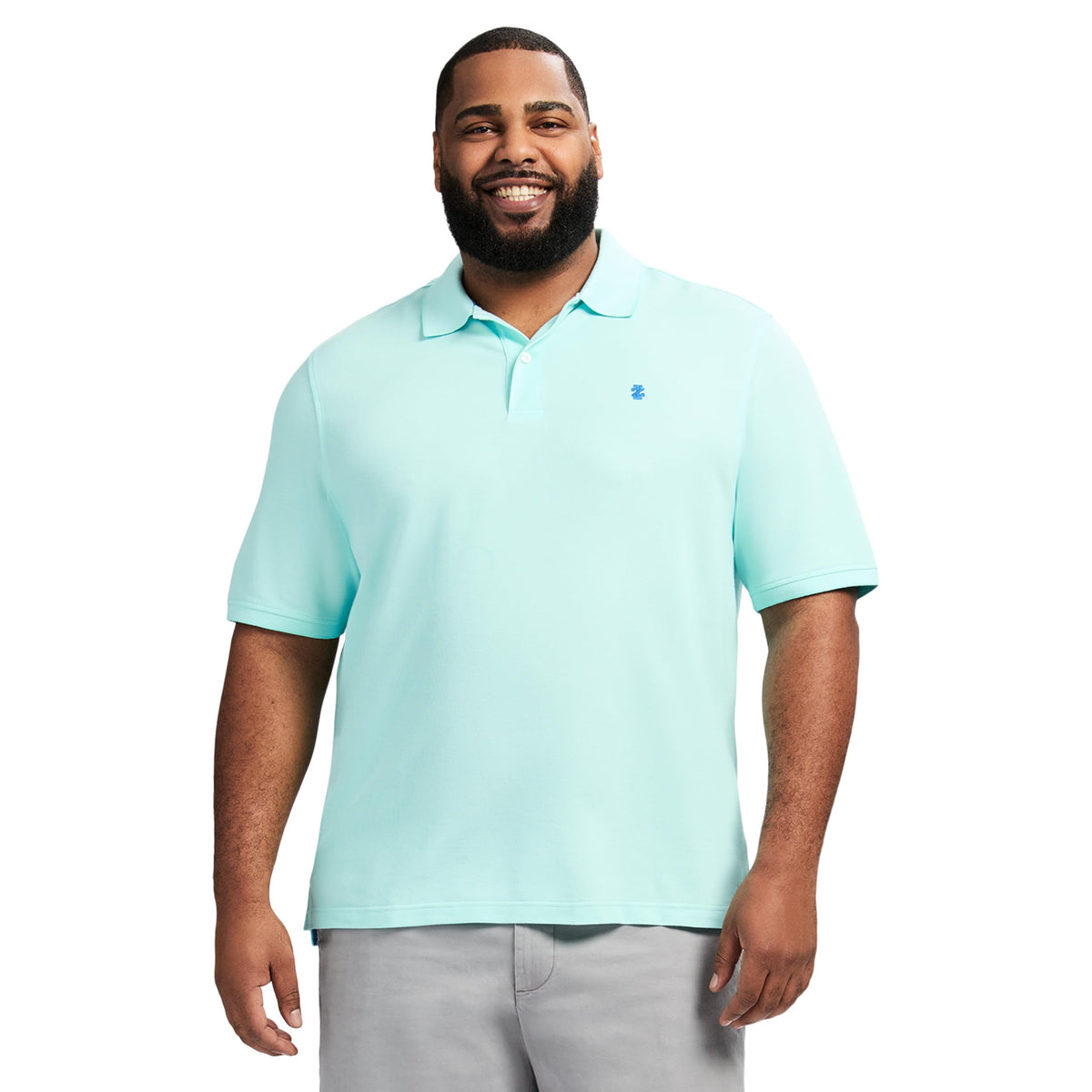 Izod Men's Big and Tall Advantage Performance Short Sleeve Polo Shirt