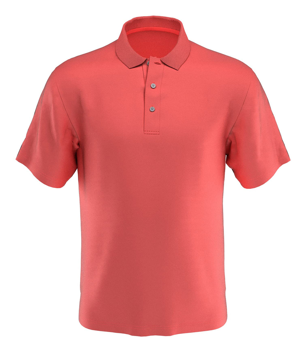 PGA Tour Men's Airflux Solid Mesh Short Sleeve Classic Golf Polo Shirt