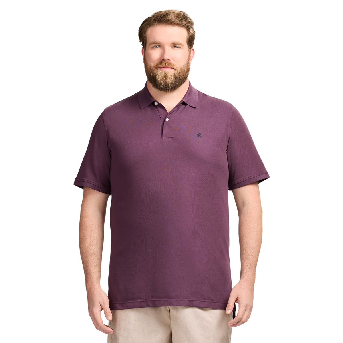 Izod Men's Big and Tall Advantage Performance Short Sleeve Polo Shirt