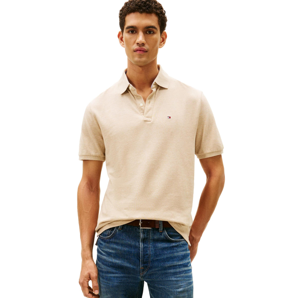 Tommy Hilfiger Men's Short Sleeve Cotton Pique Polo Shirt in Classic Fit