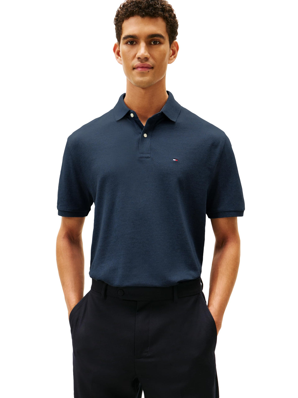 Tommy Hilfiger Men's Short Sleeve Cotton Pique Polo Shirt in Classic Fit