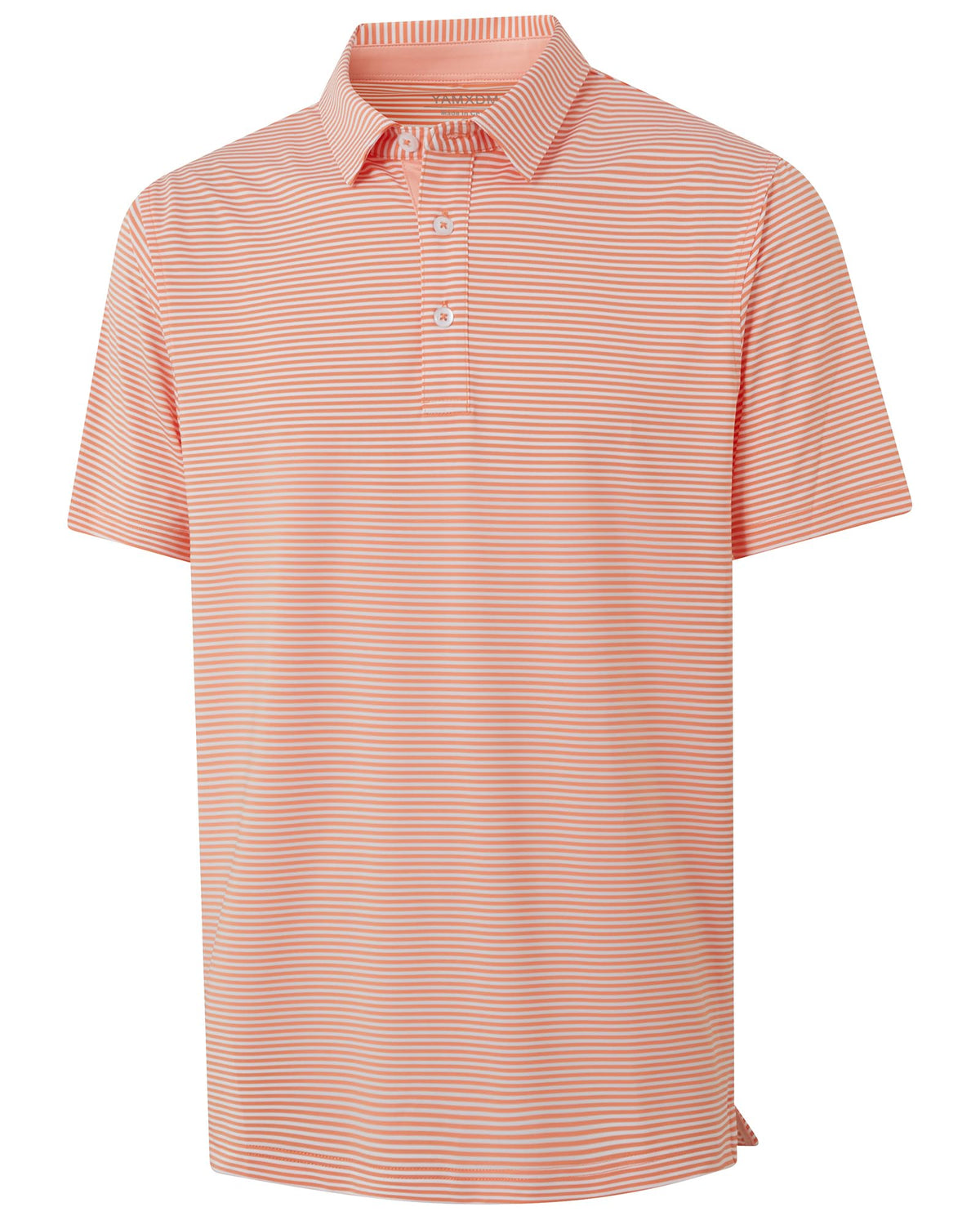 Golf Shirts for Men - Dry Fit Moisture Wicking Short Sleeve Performance Sport Casual Striped Collared Mens Polo Shirt