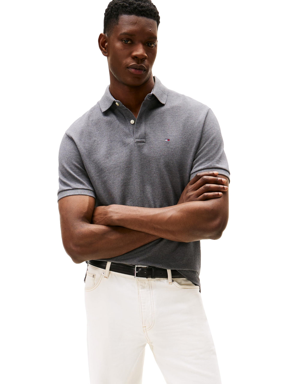 Tommy Hilfiger Men's Short Sleeve Cotton Pique Polo Shirt in Classic Fit