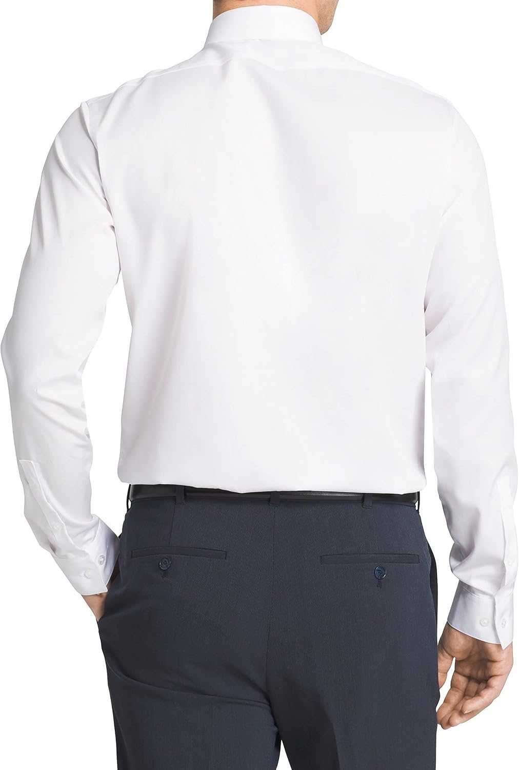 Calvin Klein Men's Slim Fit Non-Iron Herringbone Dress Shirt