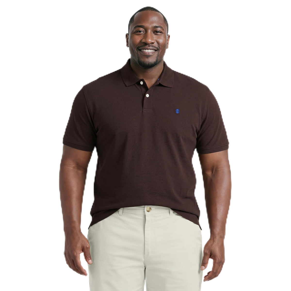 Izod Men's Big and Tall Advantage Performance Short Sleeve Polo Shirt