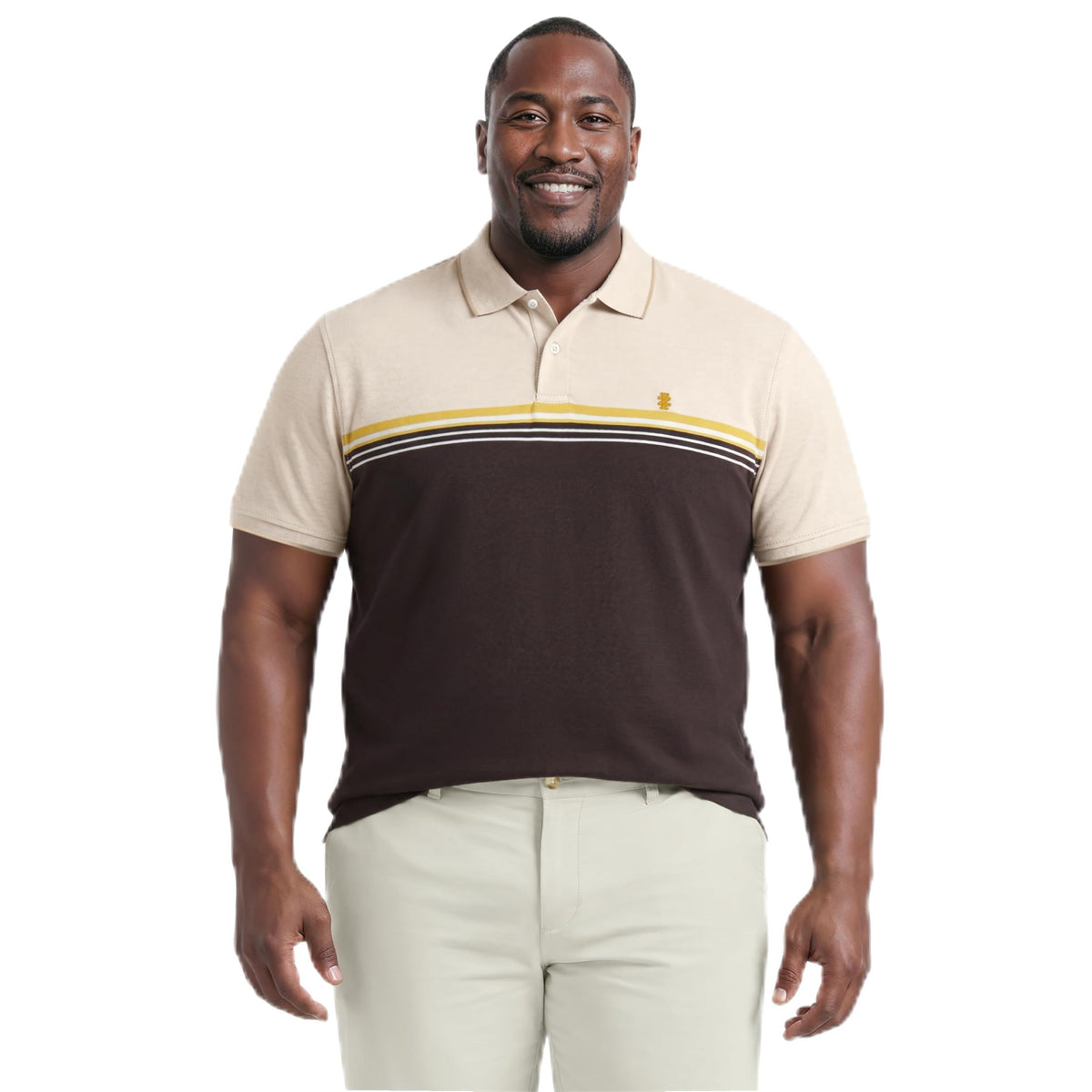 Izod Men's Big and Tall Advantage Performance Short Sleeve Polo Shirt