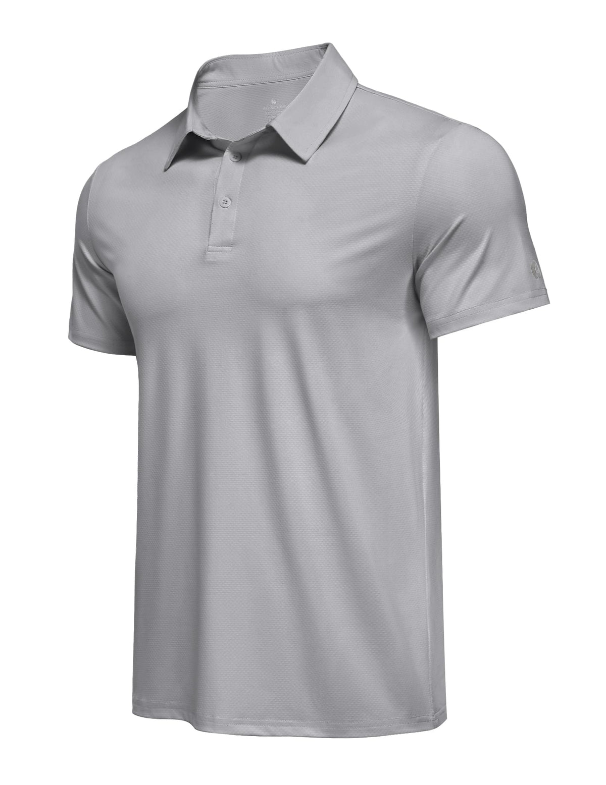 PINSPARK Men's Golf Polo Shirts UPF 50+ Moisture Wicking Collared Shirts