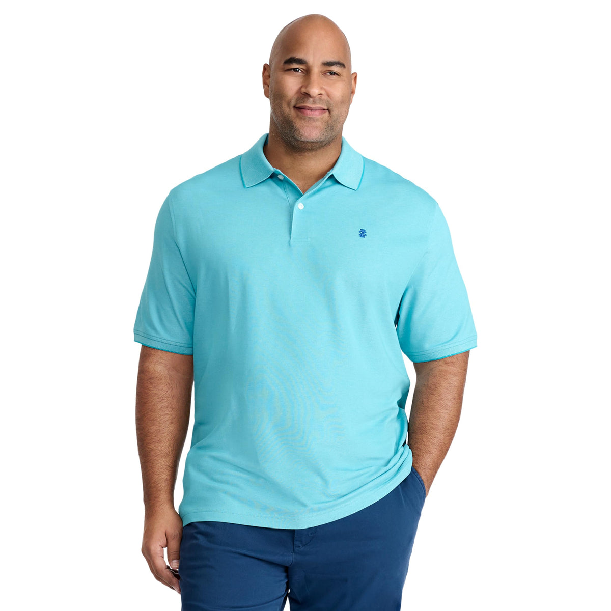 Izod Men's Big and Tall Advantage Performance Short Sleeve Polo Shirt
