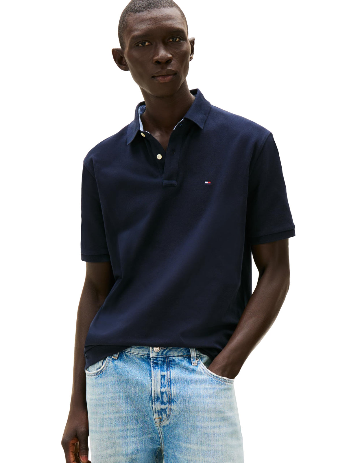 Tommy Hilfiger Men's Short Sleeve Cotton Pique Polo Shirt in Classic Fit