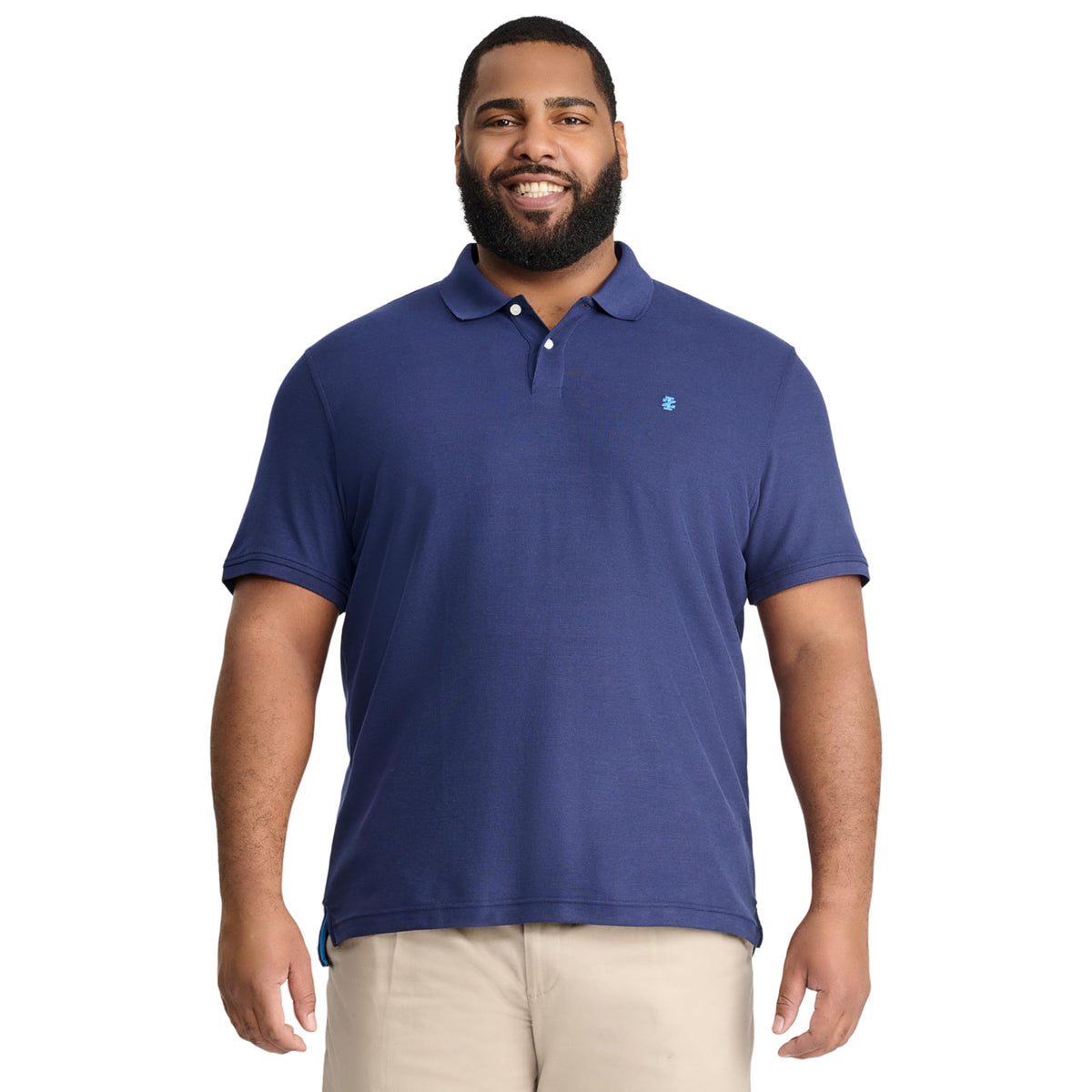 Izod Men's Big and Tall Advantage Performance Short Sleeve Polo Shirt