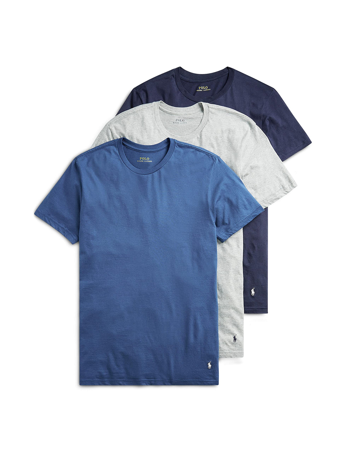 Polo Ralph Lauren Underwear Men's Slim Fit Cotton Crew Tee 3 Pack