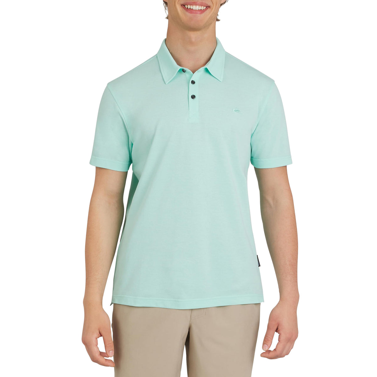 Quiksilver Men's Regular Fit Premium Soft Short Sleeve Oxford Polo Shirt