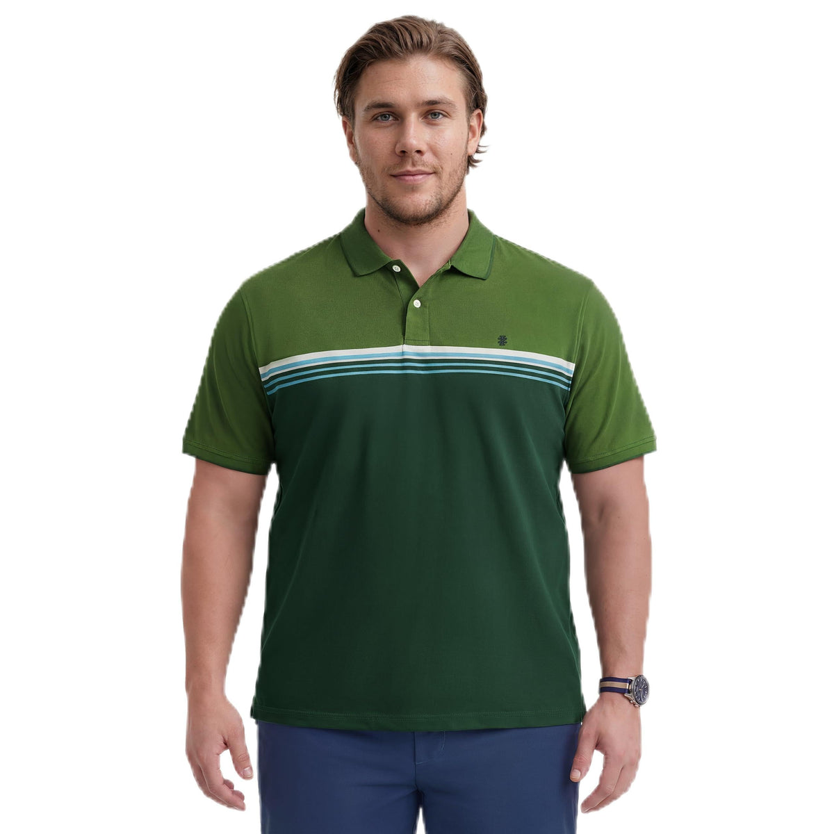 Izod Men's Big and Tall Advantage Performance Short Sleeve Polo Shirt