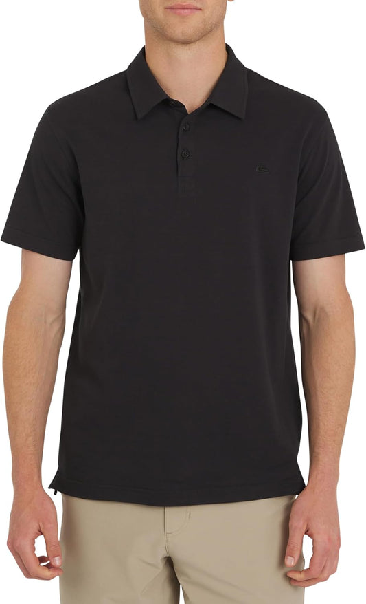 Quiksilver Men's Regular Fit Premium Soft Short Sleeve Oxford Polo Shirt