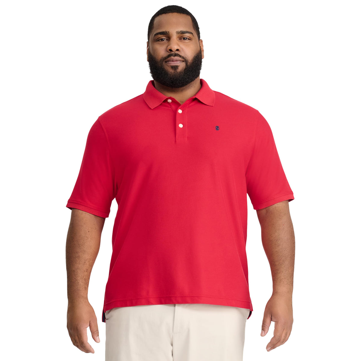 Izod Men's Big and Tall Advantage Performance Short Sleeve Polo Shirt