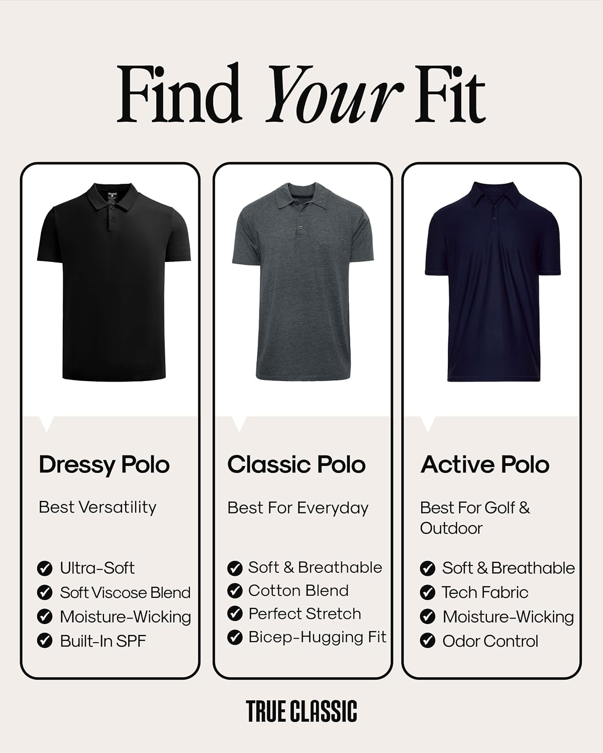 True Classic Mens Novelty Polo Shirts