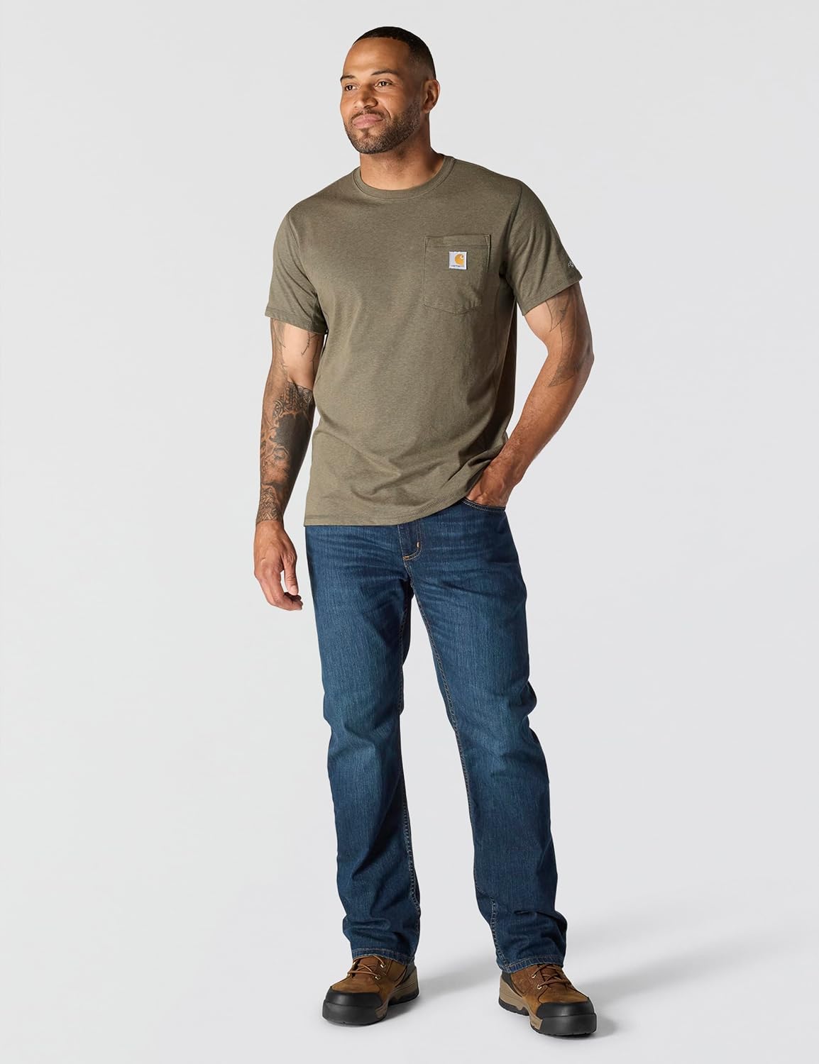 Carhartt Men's Force Relaxed Fit Midweight Short-Sleeve Pocket T-Shirt
