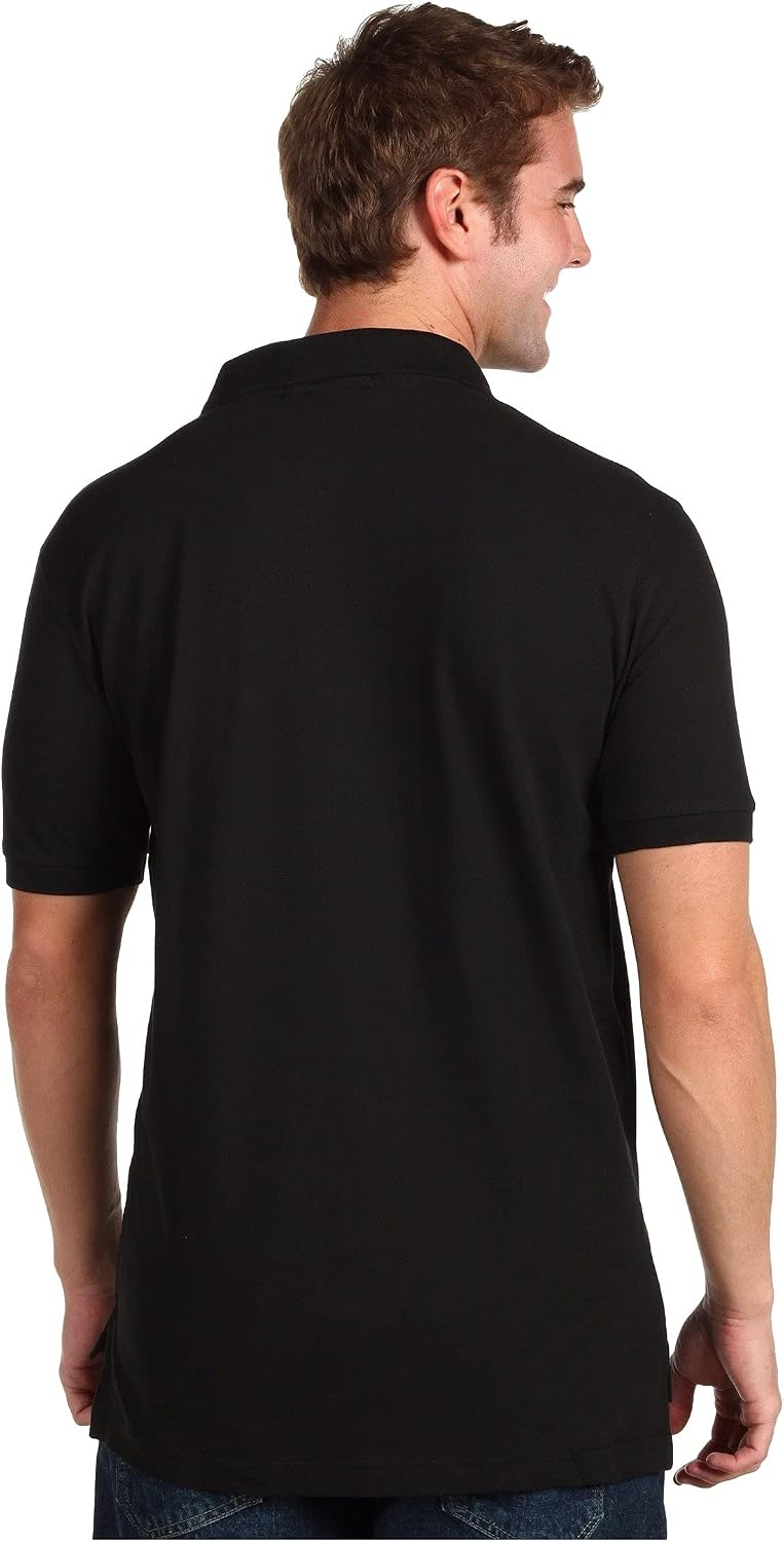 U.S. Polo Assn. Men's Classic Polo Shirt, Two-Button Closure Pique Polo Shirt, Summer Fashion Golf Shirt