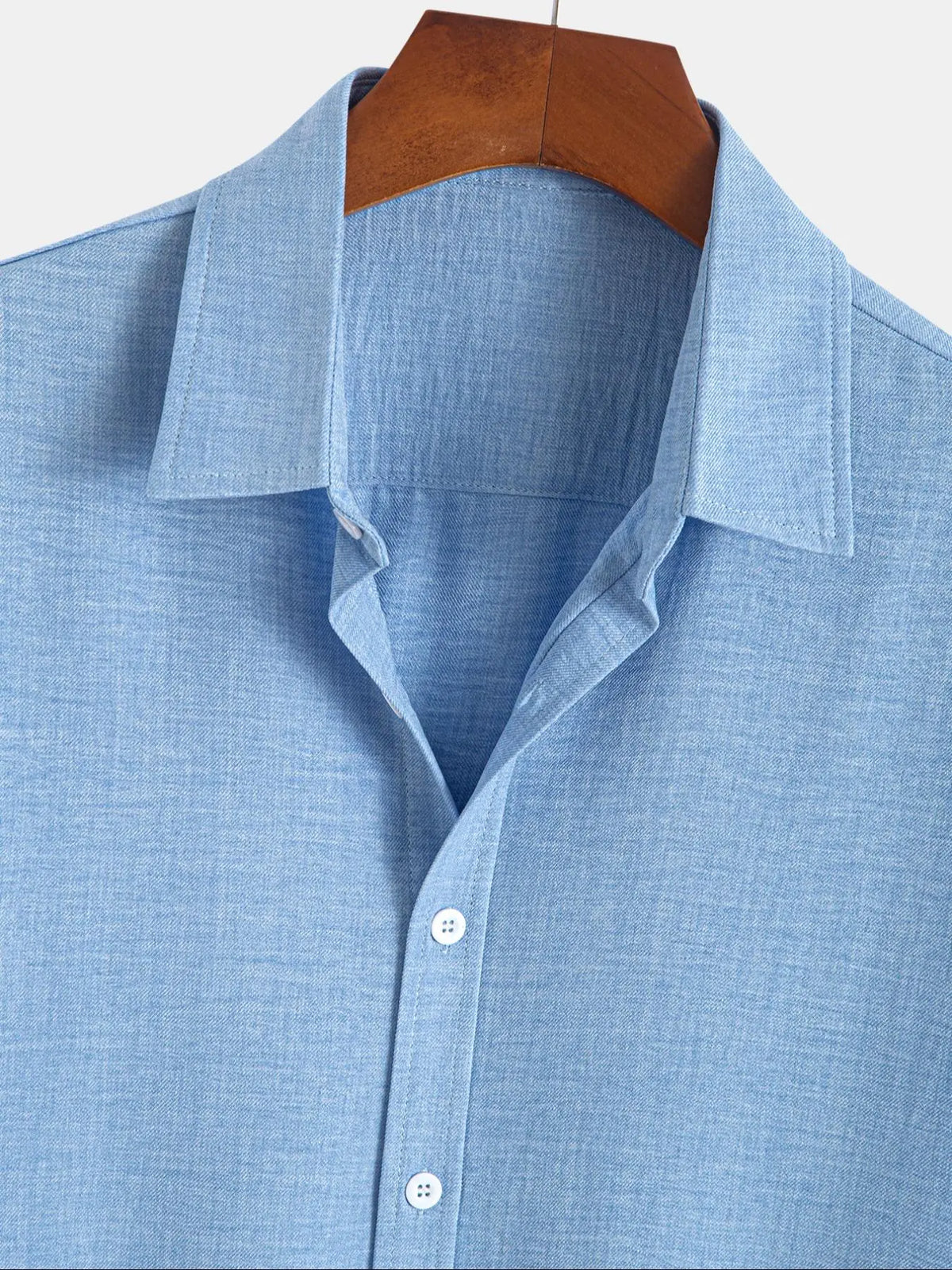 Men's Solid Button Front Short Sleeve Shirt, Basic Casual Shirts, Loose Casual Top for Summer, Menswear for Daily Wear
