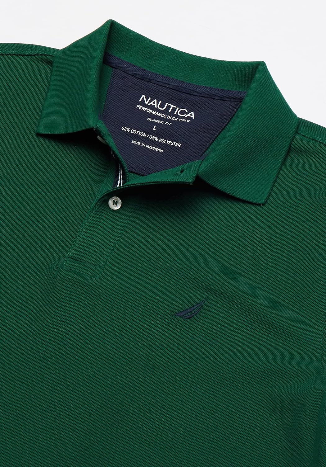 Nautica Men's Performance Pique Polo Shirt