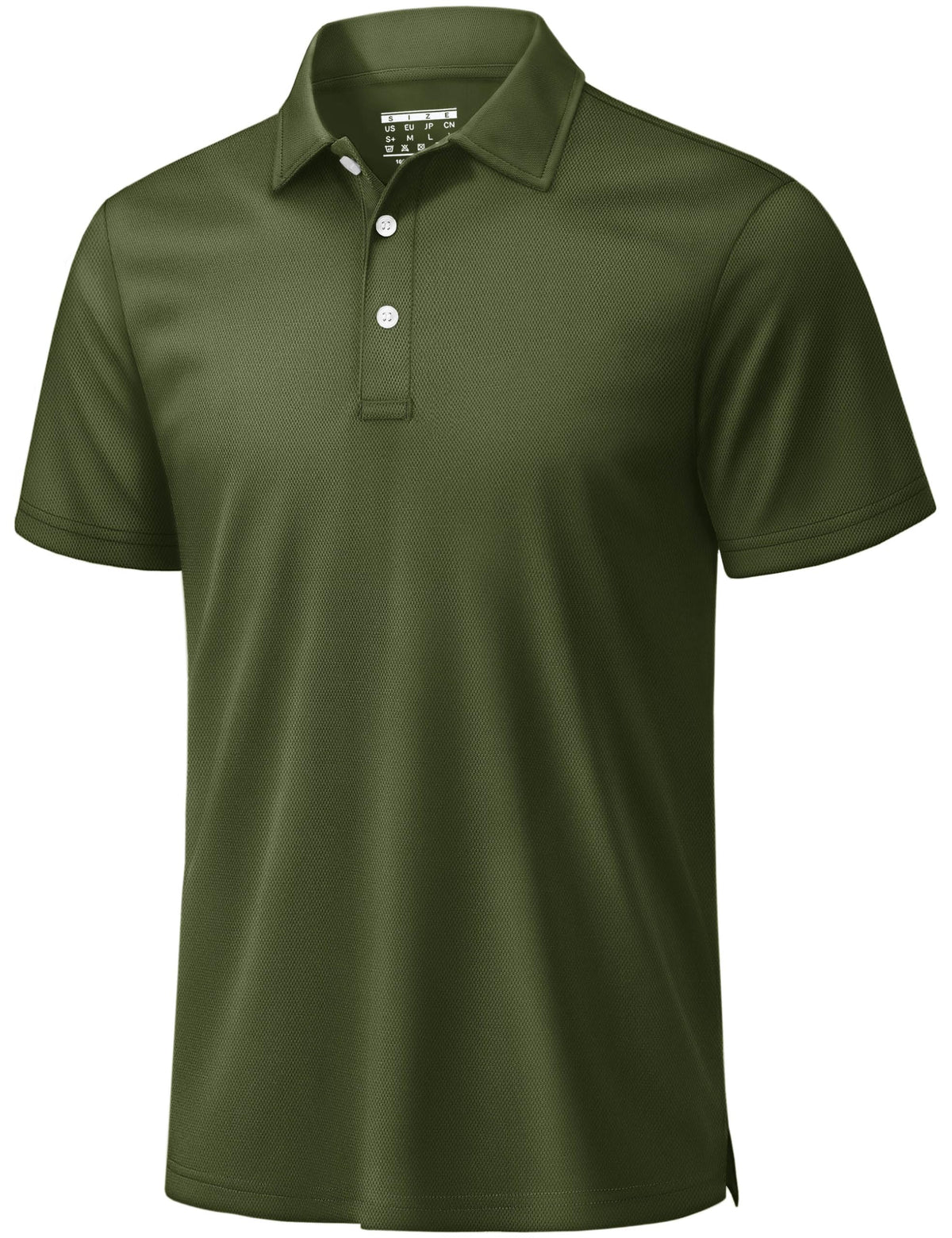 TACVASEN Mens Polo Shirt Short Sleeve Dry Fit Golf Collar Shirt Work Tshirt