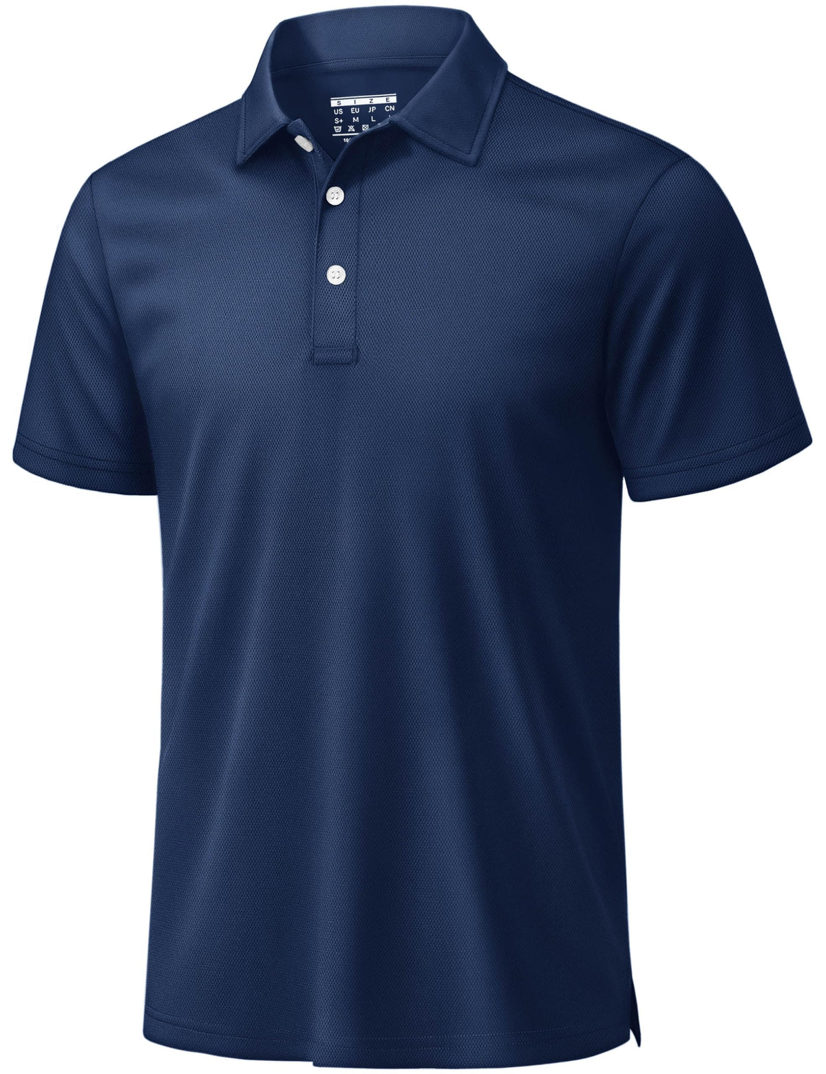 TACVASEN Mens Polo Shirt Short Sleeve Dry Fit Golf Collar Shirt Work Tshirt