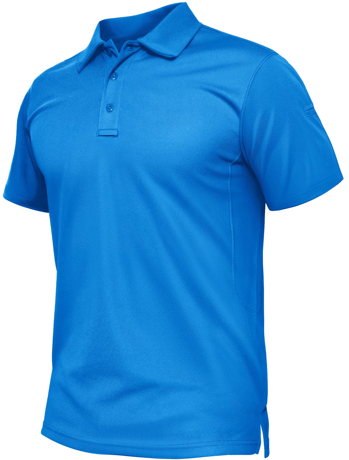 TACVASEN Mens Polo Shirts Short Sleeve Quick Dry Collared Shirt Performance Pique Polos for Athletic Tactical Golf Work