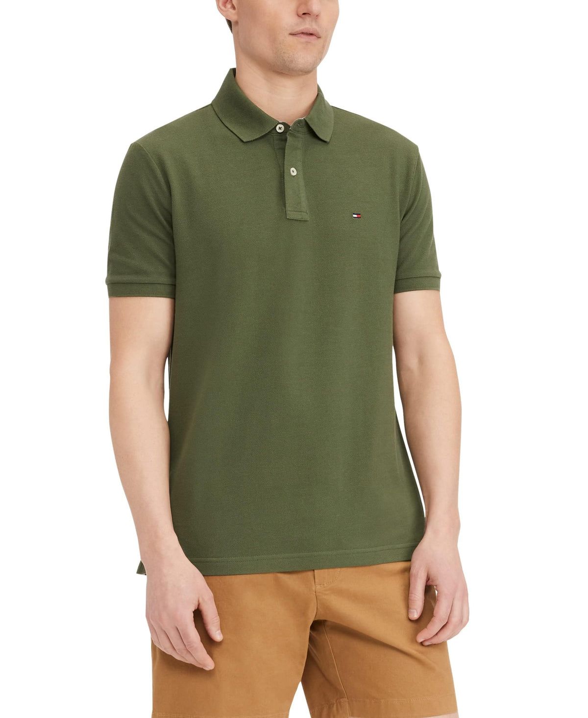 Tommy Hilfiger Men's Short Sleeve Cotton Pique Polo Shirt in Classic Fit