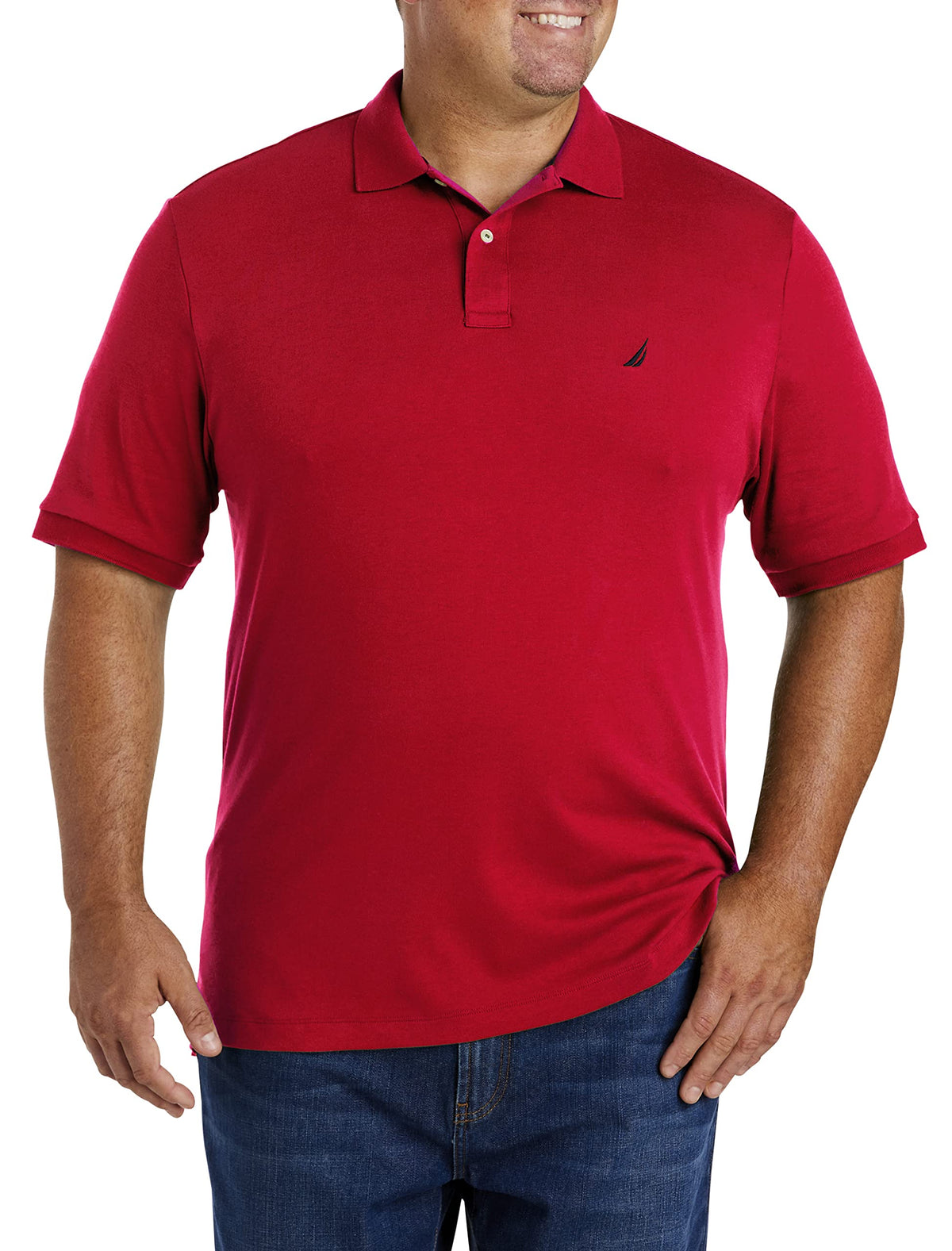 Nautica Men's Performance Pique Polo Shirt