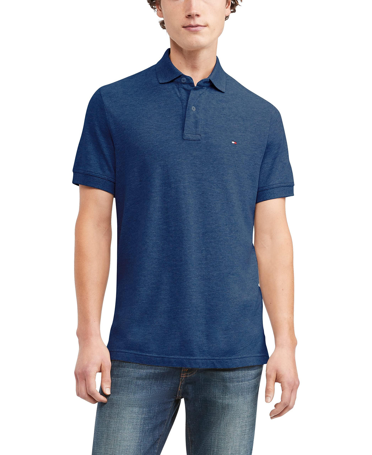 Tommy Hilfiger Men's Short Sleeve Cotton Pique Polo Shirt in Classic Fit